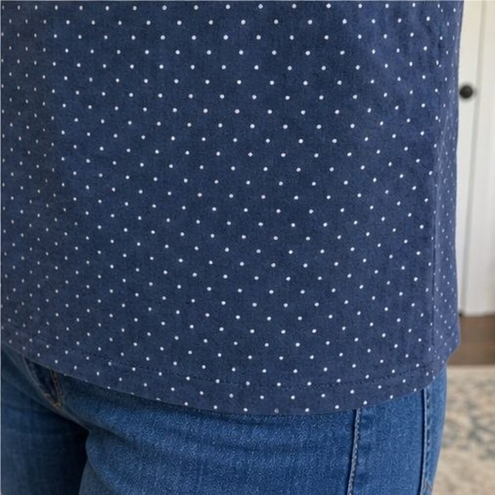 Charcoal Ruffle Blouse - Picture 6 of 6